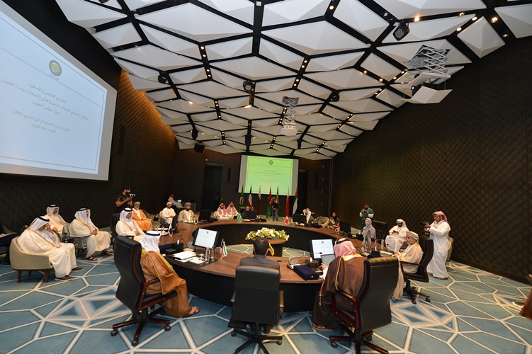 التنفيذي- في اجتماع المكتب التنفيذي لمجلس رؤساء اللجان الأولمبية الخليجية  