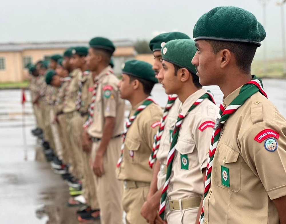 الكشفي انطلاق المخيم الكشفي بمحافظة ظفار