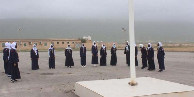 المعسكر-الكشفي انطلاق المخيم الصيفي الـ 21 للمرشدات والمتقدمات بمحافظة ظفار