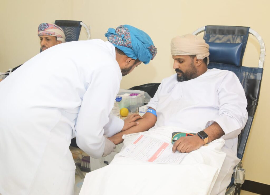 التبرع-بالدم-1024x741 حملة للتبرع بالدم لموظفي بلدية ظفار