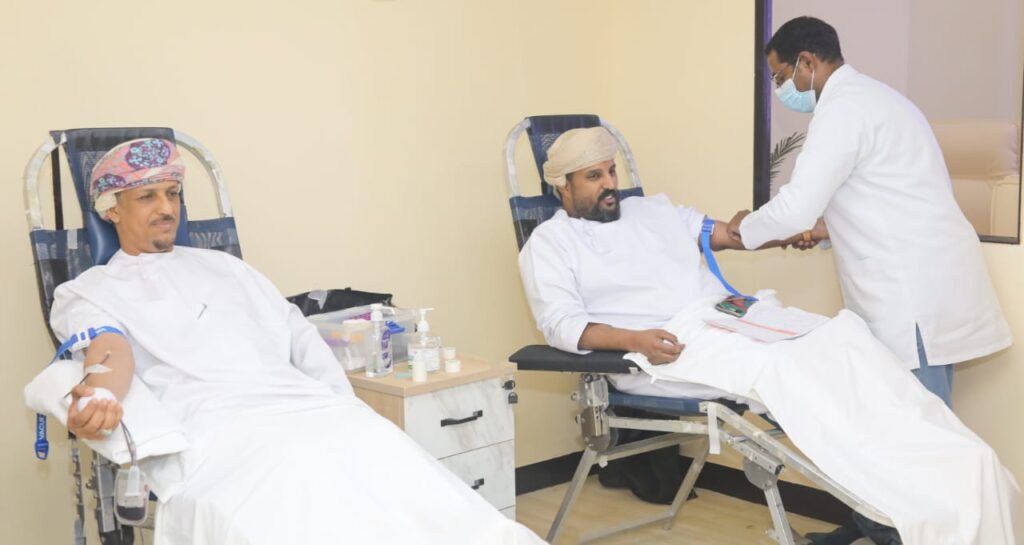 التبرع-بالدم-2-1024x545 حملة للتبرع بالدم لموظفي بلدية ظفار
