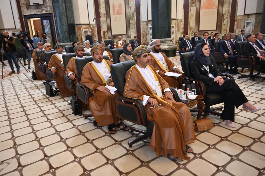 مشاركة-الشورى-4 مجلس عمان يشارك في المؤتمر 34 للاتحاد البرلمان العبربي بغداد