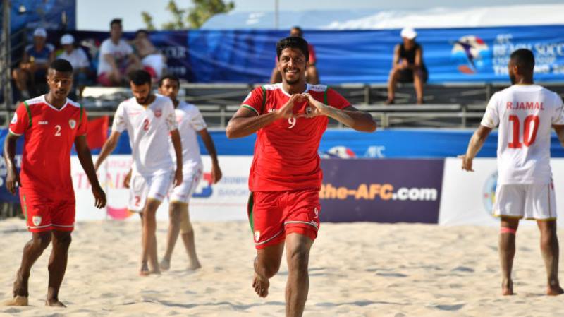 الشاطئية-2 احمر الشواطئ يفوز علي فلسطين في كأس العرب لكرة القدم الشاطئية