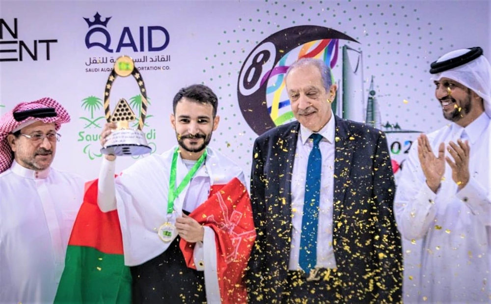 مبارك-الوهيبي مبارك الوهيبي يتوج بذهبية البلياردو في البطولة العربية