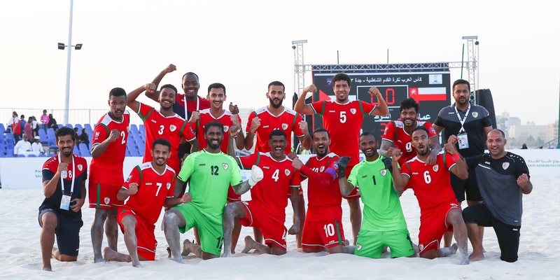 منتخب-قدم-الشاطئية احمر الشواطئ يفوز علي فلسطين في كأس العرب لكرة القدم الشاطئية