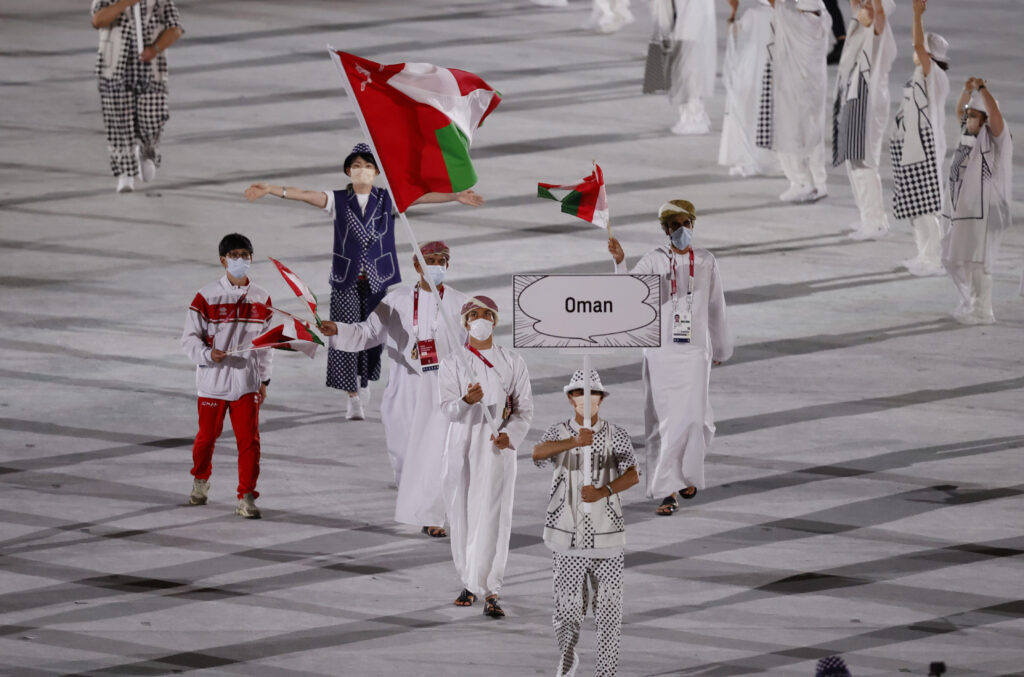 بعثة-السلطنة-في-افتتاح-أولمبياد-طوكيو-3-1024x677 الأحمر الأولمبي يفرض التعادل على الجزائر بدورة الألعاب العربية  