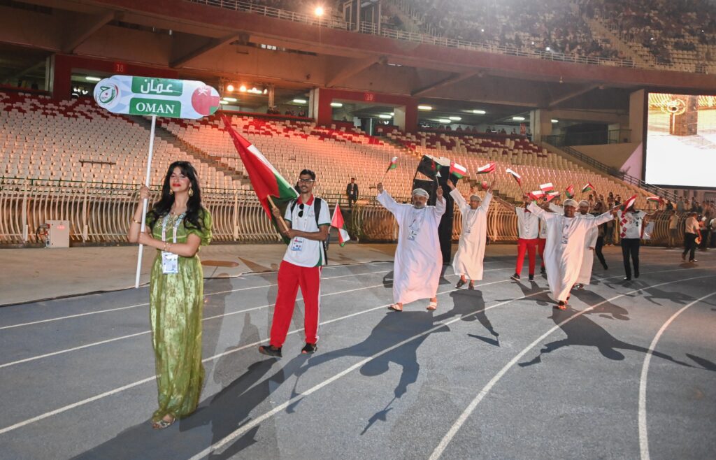 بعثة-سلطنة-عمان-في-افتتاح-دورة-الألعاب-العربية-الخامسة-عشرة-بالجزائر-2023-3-1-1024x658 المنتخب الأولمبي يهزم لبنان ويضع قدما في المربع الذهبي للدورة  