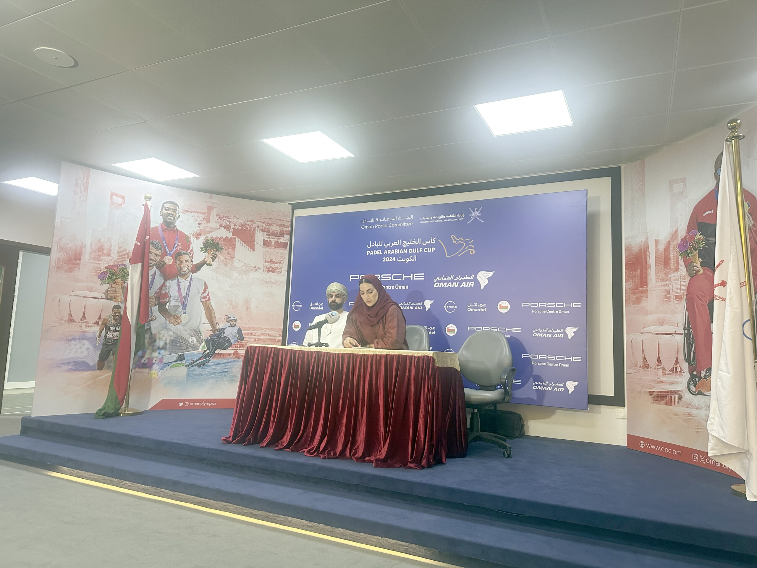 فاطمة النبهانية تتحدث في المؤتمر الصحفي scaled